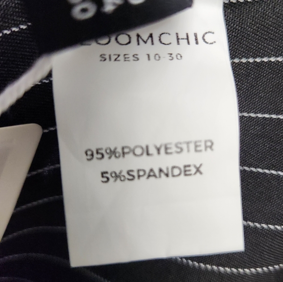 NEW Black & White Striped Strap Dress Size 18-20 Plus 2X - Picture 3 of 3